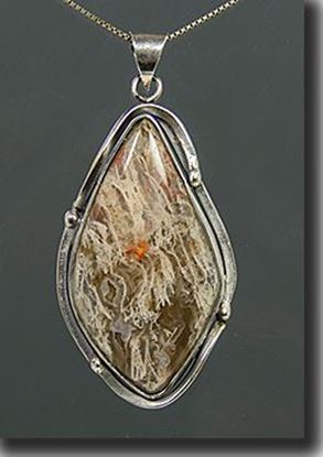 Thunderegg Silver Pendant