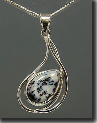 Denio Dendritic Agate Silver Pendant