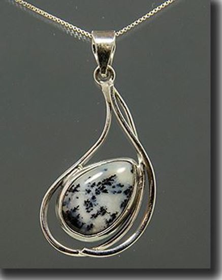 Denio Dendritic Agate Silver Pendant