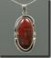Silver Pendant with Minnesota Mary Ellen Jasper